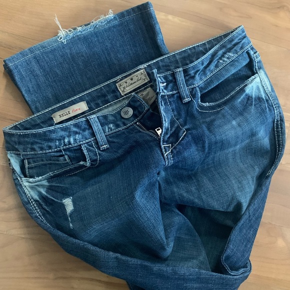 Distressed Belle Flared Jeans: William Rast - Picture 9 of 15